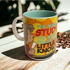 PEANUTS Coffee Cup/Mug
Peppermint Patty "The More I Study, The more I Realize..